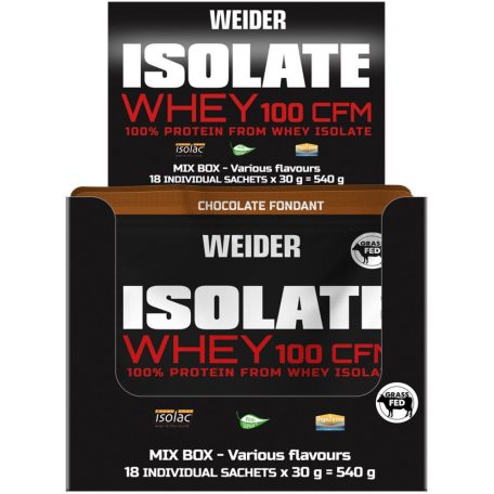 Weider Mix Box Isolate Whey 100 CFM (18 x 30 g)